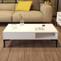 Hanah Home Istanbul Mesa de Centro Blanca